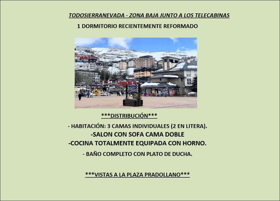 Ski Plaza Sierra Nevada & Zona Baja Exteriér fotografie